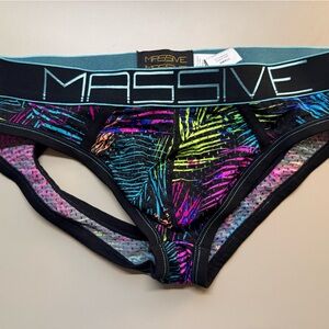 Andrew Christian ‘Massive’ Tropical Jock Brief, Small